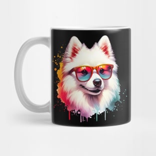 Watercolor American Eskimo Dog Mug